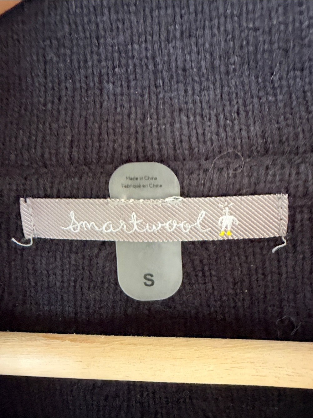 Smartwool Sz S Black Marquette Cable-Knit Half-Zip Turtleneck Sweater Merino Woo - Picture 4 of 8